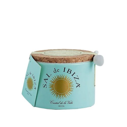 Flor de Sal de Ibiza  en Tarro Cerámico con Cucharilla
