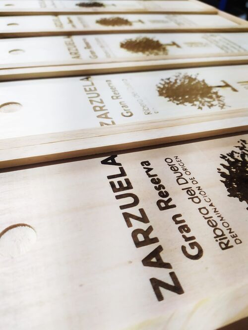 Estuche de madera vino Zarzuela Gran Reserva
